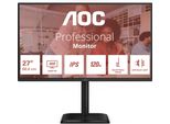 Aoc E4 Q27E4U Monitor Pc 68,6 Cm (27") 2560 X 1440 Pixel Quad Hd Led Nero"