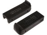 Set: 2X Poggiapiedi Nero (Con Scritta Blu) - Per Dkw Rt