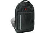 Travel N Meet Zaino Per Laptop, Zaino Imbottito Nero Uomo D2ORD4222S