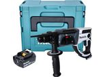 Makita Dhr 202 F1JW Martello Perforatore A Batteria 18 V 20 Mm 2,0 J Bianco + 1X Batteria 3,0 Ah + Makpac - Senza Caricabatteria