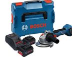 Bosch Gws 18V-8 Professional Smerigliatrice Angolare A Batteria 18 V 125 Mm Brushless + 2X Batteria Procore 5,5 Ah + Caricabatteria + L Boxx