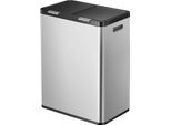 Eko - Essential Touch Recycler 2 30+30 Litri - Acciaio Inox Plastica - Acciaio Inox Opaco