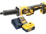 Smerigliatrice Diritta A Batteria Dewalt Dcg 426 P1 18 V Brushless + 1X Batteria 5,0 Ah + Caricabatteria