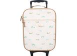 Trolley Vadobag Con Stampe Aeroplano Beige Taglia Unica