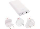 Inline Usb Netzteil LadegeräT - Dual USB-C - Pd - Pps - 65W - Flach - Weiß (31519C)
