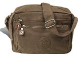 Borsa Street Borsa A Tracolla In Nylon Marrone Da Donna D2OTJ202N