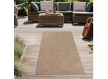 Tappeto In Juta Per Interni Ed Esterni In Beige Dimensioni - 80 X 150 Cm
