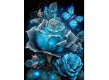 Norimpex Quadro Diamantato Rosa Blu 30X40Cm