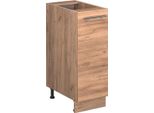 Vicco Armadio Cucina Dispensa Alto Fame-Line, 30 Cm , Pl Rovere, Quercia Dorata/Quercia Dorata