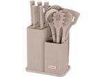 Klausberg Set Di Coltelli E Utensili Da Cucina Con Tagliere In Un Supporto KB7935