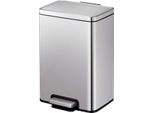 Eko - Cestino A Pedale Madison 20 Litri - Plastica In Acciaio Inox - Acciaio Inox Opaco