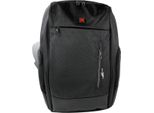 Travel N Meet Zaino Business, Zaino Imbottito Nero Uomo D2ORD4226S