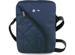 Borsa Tablet 10 Pollici Bmw Originale Blu Navy Uomo Con Cerniera A Tracolla