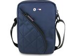 Borsa Per Tablet 8 Pollici Bmw Originale Blu Navy Borsa A Tracolla Con Cerniera Da Uomo