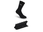 Tennissocken Fila "Unisex Crew Tennis Full Terry Socks", Damen, Gr. 39-42, Schwarz, Baumwollmischung, Unifarben, Normal, Socken Tennissocken, Mit Eingestrickem Logo