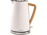 Bollitore Senza Fili 1,7 L 2200 W Bianco Nedis Kawk510Ewt