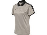 Hummel Authentic Functional Polo Damen, Grigio Melange, Xs