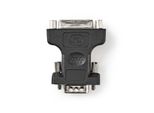 Adattatore Vga | Maschio Vga | DVI-I 24+5-Pin Femmina | Nichelato | Dritto | Abs / Metallo | Nero | Blister