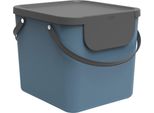 Rotho Cestino Albula 40 Litri 39,8X35,8X33,9Cm Horizon Blu