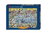Heye Puzzle Cartoon Classics: Nass Werden 1000 Teile