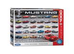 Puzzle Da 1000 Pezzi - Puzzle - Ford Mustang Evolution + Puzzle Telaio In Alluminio Per 1000 Pezzi