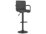 Syfax™ Sgabello Da Bar Grigio Scuro In Tessuto