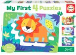 Educa 18897, Animali Della Giungla, I Miei Primi Puzzle Per Bambini Da 2 Anni, Set Di Puzzle, Puzzle Di Animali