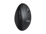 Perixx PERIMICE-819, Mouse Verticale Ergonomico, Clic Silenzioso, Multidispositivo, Nero (PERIMICE-819)