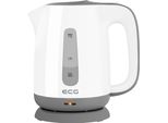 Ecg Rk 1759 Classica Grigio Bollitore Elettrico, 1,7 L, Base Girevole A 360°, Spegnimento Automatico, Protezione Da Surriscaldamento, 2200 W,