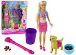 Set Di Bambole Con Animali E Cibo