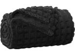 Vidaxl Coperta Nera 240 X 220 Cm In Pile