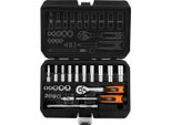 Set Di Chiavi A Forchetta 23 Pezzi Cricchetto 1/4" Piccolo Lungo 10-231 Neo"
