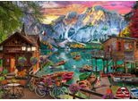 Puzzle Bluebird Lago Di Braies Italia - Puzzle Da 500 Pezzi
