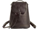 Harold's Pelle Zaino Per Il Tempo Libero Zaino Campo Backpack Brown Marrone Scuro