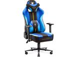 Diablo X-Player Gaming Chair Sedia Da Ufficio Tessuto 3D Braccioli Design Ergonomico Cuscino Collo/Lombare Frost Black Normale L