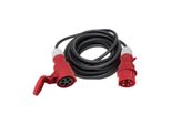 Prolunga Cee 16 A 400 V 25M H07RN-F 5X2,5Mm² Nero IP44