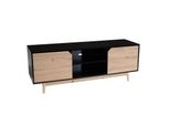 Wohnling WL6.818 Lowboard Schwarz 150 Cm X 40 Cm X 55 Cm