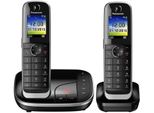 Panasonic Schnurloses Telefon-Set mit Anrufbeantworter KX-TGJ322GB schwarz