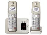 Panasonic Schnurloses Telefon-Set mit Anrufbeantworter KX-TGE262GN champagner