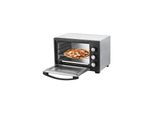 Steinborg Minibackofen Pizzaofen 25L mit Umluft 1600W silber