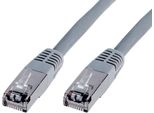 Digitus Cavo Patch Incrociato, Cat. 5E, F/Utp, 0,5 M, Grigio