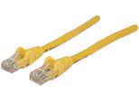 Intellinet Patchkabel RJ45 U/Utp Cat6 0.50M Hebelschutz Gelb
