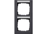 Gira Cover Frame 2F. Anth Vertical,Frag. 110223