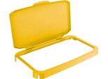 Durable Coperchio Incernierato Rettangolare Per Durabin® 60L , Giallo, 1800500030
