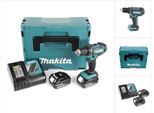 Makita Ddf 482 Rtj Trapano Avvitatore A Batteria 18V In Valigetta Makpac + 2X Batterie 5,0 Ah + Caricabatterie