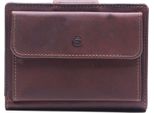 Esquire Pelle Portafoglio Dallas Wallet Vertical Brown Marrone
