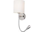 Lampada Da Parete Per Camera Da Letto E27 Cromo Larkin 6529 Rabalux