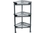 Carrello Portaoggetti Plast Team Con 3 Cestini Argento