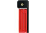 Lucchetto Pieghevole Abus Bordo Lite Mini 6055/60 - Lucchetto Per Bici Extra Leggero In Acciaio Speciale - Livello Di Sicurezza Abus 7 - 60 Cm - Rosso