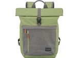 Travelite Zaino Zaino Per Il Tempo Libero Basic Rollup Backpack 35L Green / Grey Verde